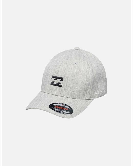 Billabong White All Day Flexfit Baseball Cap for men