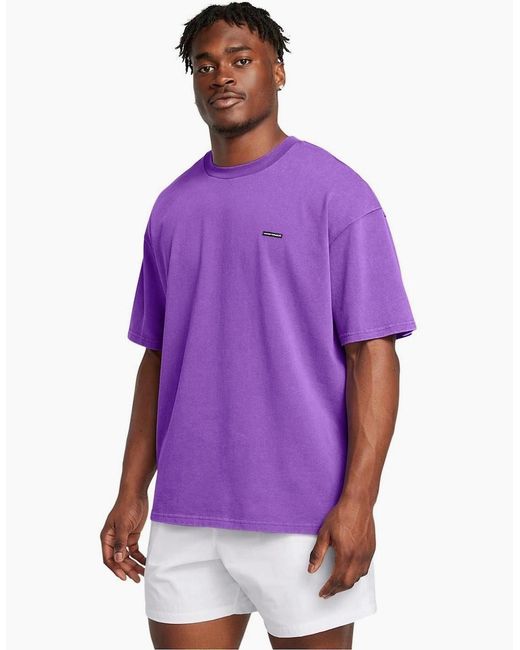 Under Armour Purple Regular Fit Short Sleeve T-Shirt for men