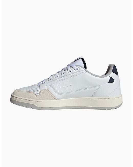 Adidas Originals White Ny 90 Low-Top Trainers