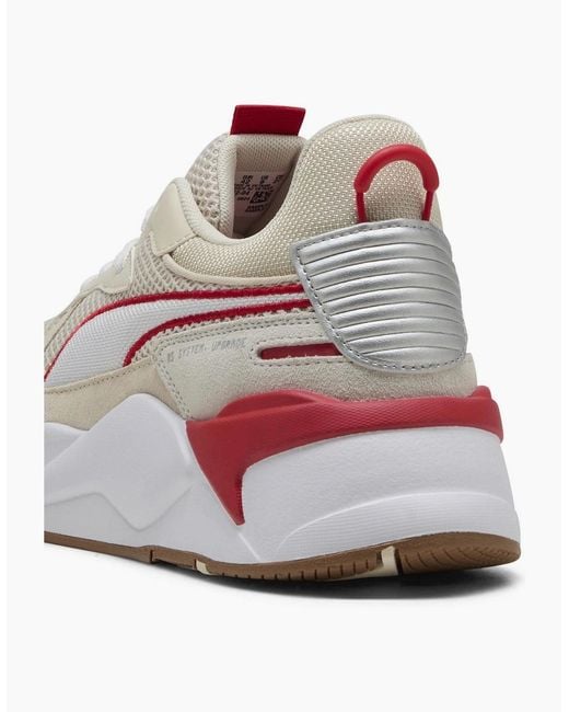 PUMA White Ferrari Rs X Low Top Trainers for men