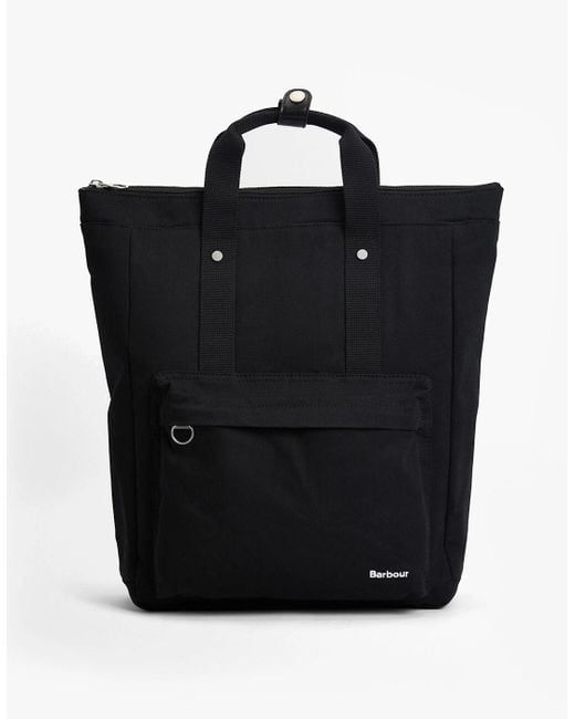 Barbour Black Olivia Backpack