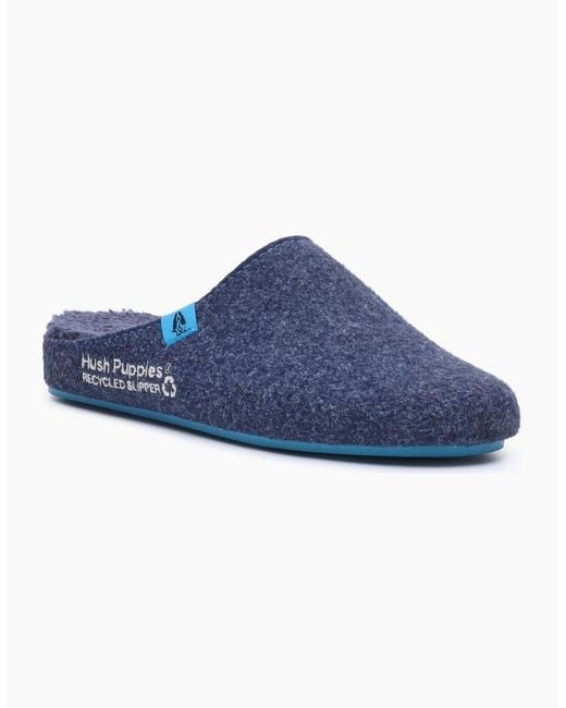 Hush Puppies Blue The Good Polyester Slippers for men