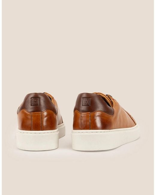 Oswin Hyde Brown Harris Tan for men