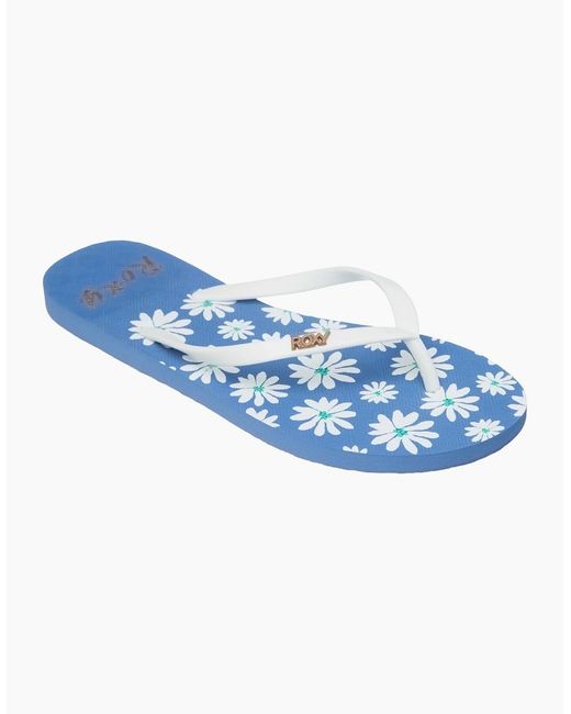 Roxy Blue New Viva Printed Sandals