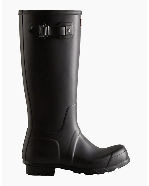Hunter Black Original Tall Wellingtons for men