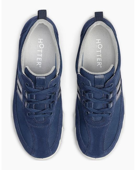 Hotter Blue Leanne Ii Wide Trainers