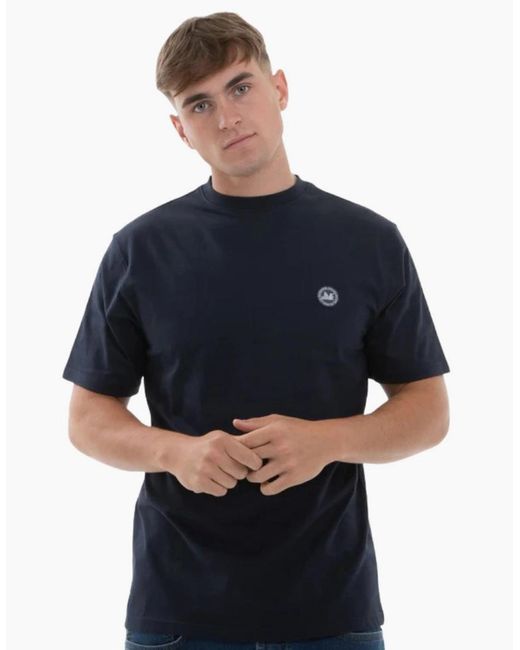 PEACEFUL HOOLIGAN Blue Club T-Shirt for men