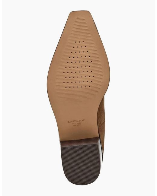 Geox Brown D Texica A Ankle Boots