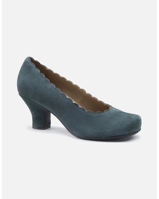 Hotter Blue Jive Court Shoes