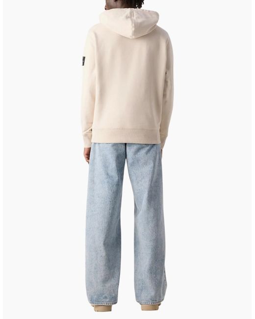 Calvin Klein Natural Hoodies Pullover Top for men