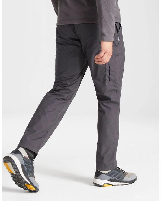 Craghoppers Gray Expert Kiwi Tailored Trousers for men