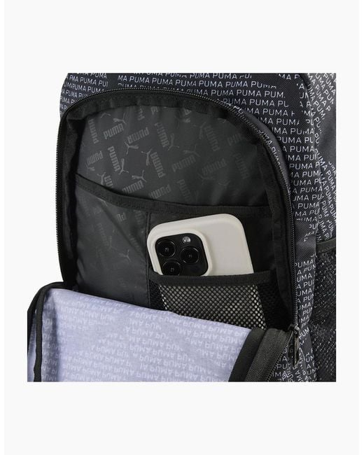 PUMA Black Academy Aop Backpack for men