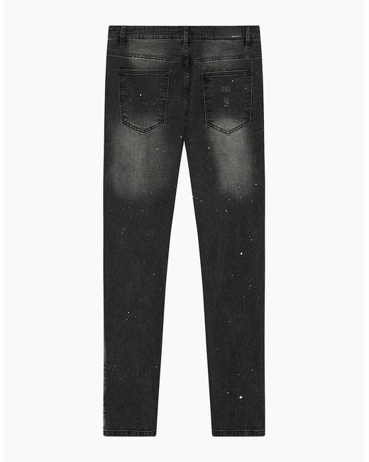 Magrit Gray Ombre Slim Jeans for men