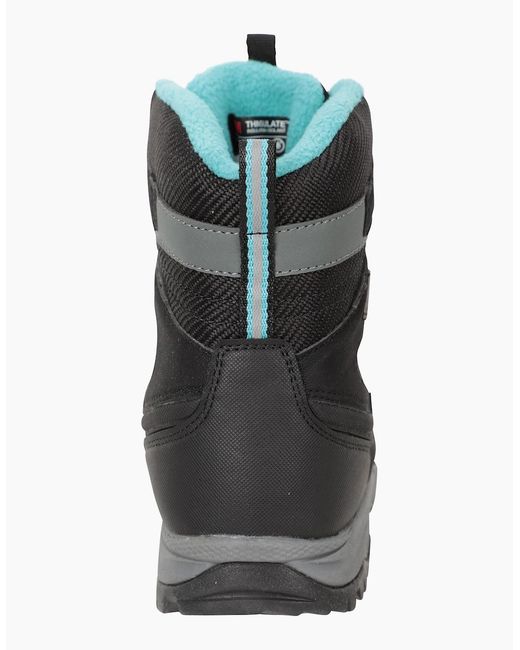 Mountain Warehouse Black Ladies Ultra Piste Basher Ii Waterproof Snow Boots