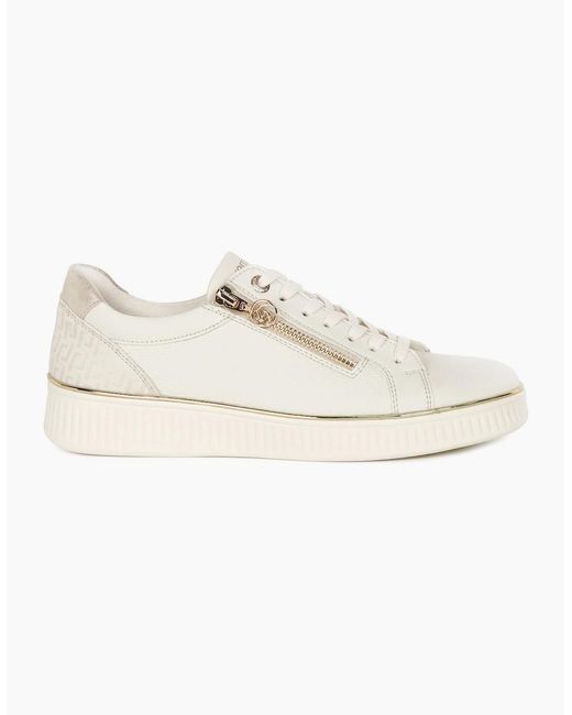 Remonte White Patter Trainers