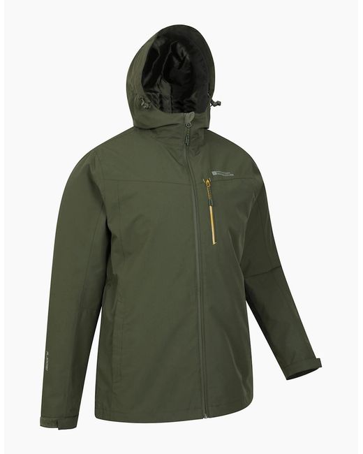 Mountain Warehouse Green Brisk Extreme Waterproof Jacket for men