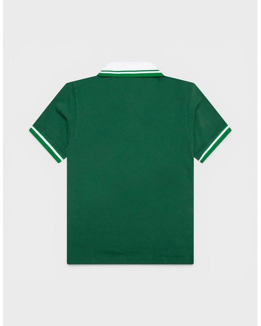 Casablanca Textured Pique Polo Evergreen for men