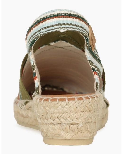 Toni Pons Metallic Vinaros Low Wedge Sandals