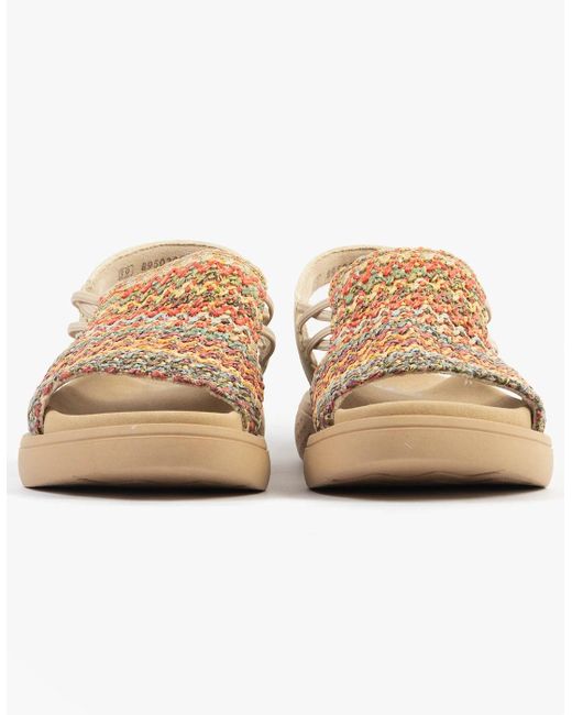 Rieker White V1541-90 Sandals