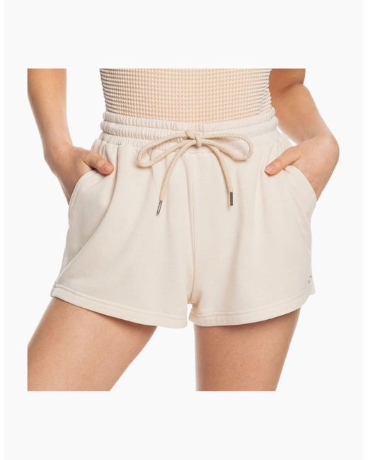 Roxy White Surfing By Moonlight Sweatshorts