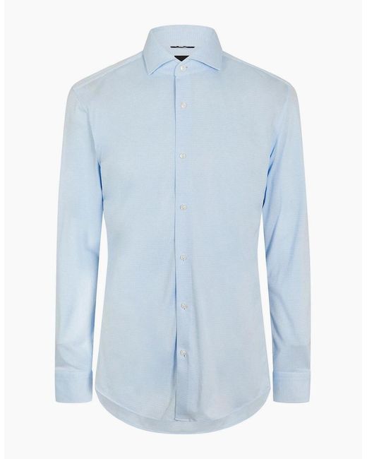 Boss Blue P Hank Sp 261 10277390 01 Oxford Shirt for men