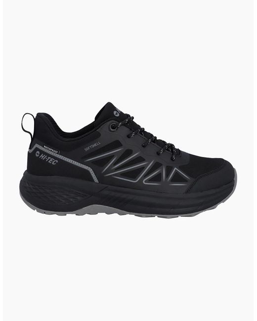 Hi-tec Black Litespeed Low Polyester /Carbon Hiking Shoes for men