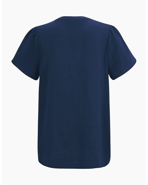 Regatta Blue Ladies Selen Short-Sleeved Shirt