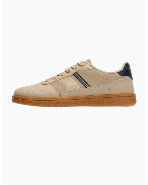 Original Penguin Brown Penguin Striker Trainers for men