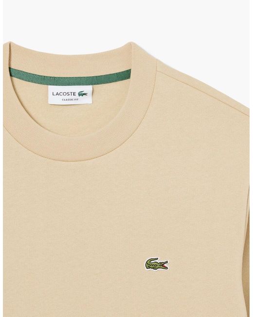 Lacoste Natural Sh9608 Crew Sweat