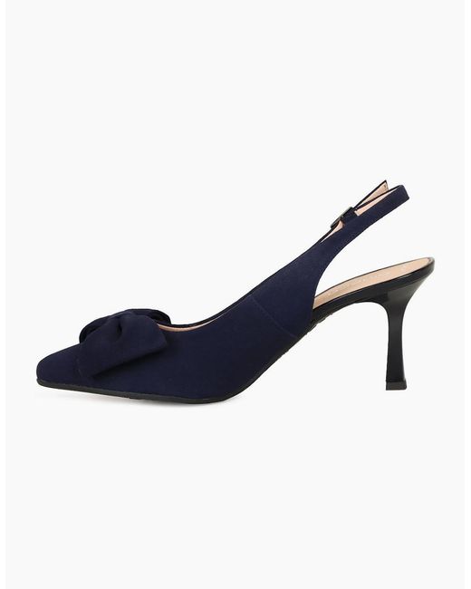 Bioeco Blue Paloma Court Shoes