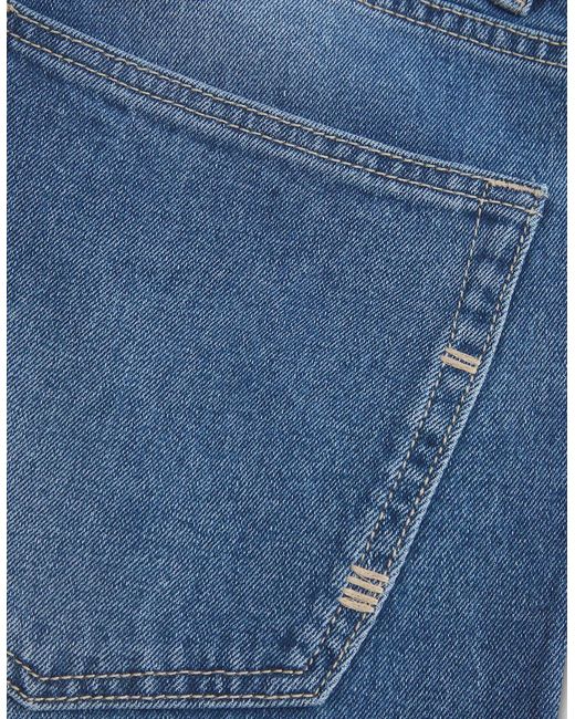 Vingt Quatre Denim Blue Vingt Quatre Taper Fit Light Jeans for men