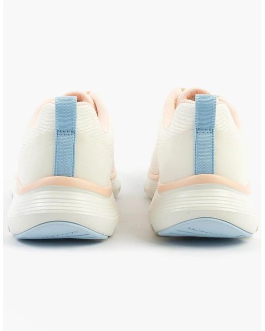 Skechers White Flex Appeal 5.0 Trainers Natural/Multi