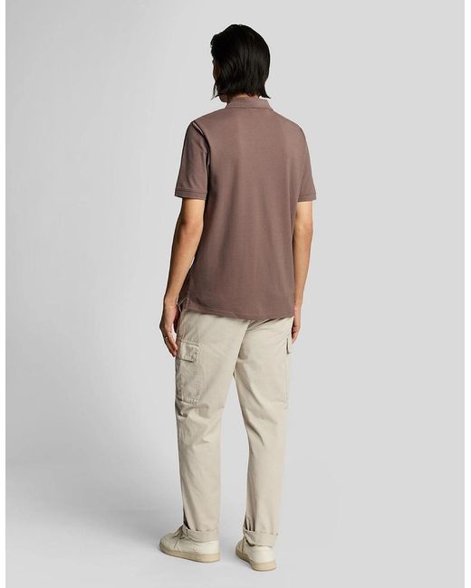 Lyle & Scott White Cargo Trouser for men