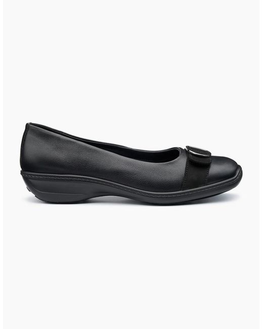 Hotter Black Grace Pumps