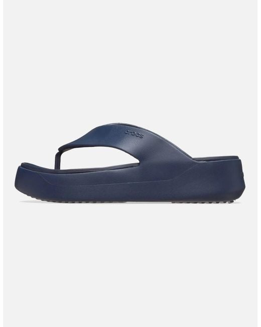 CROCSTM Blue Getaway Platform Synthetic Sandals