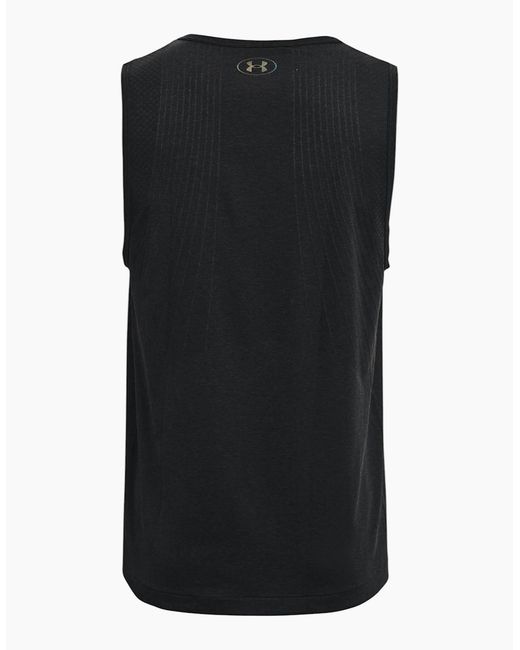Under Armour Black Vests Tank Top Summer Training Gym Tops Running Top for men