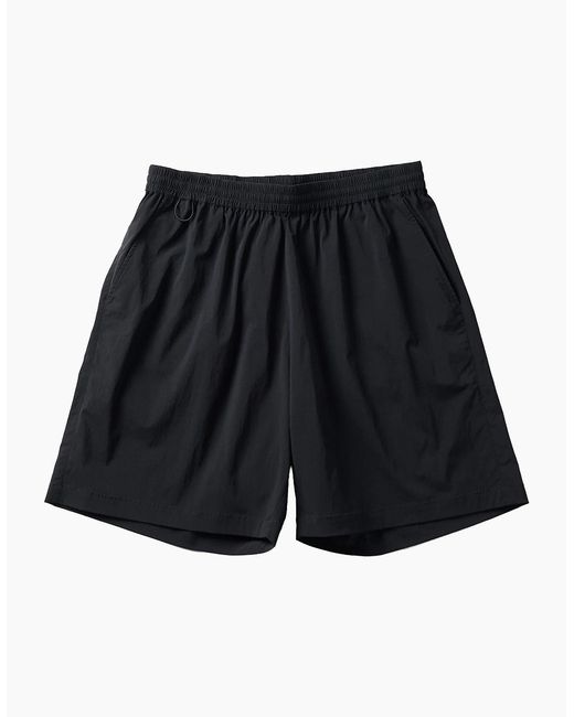 Snow Peak Black Snow Peak Easy Shorts for men