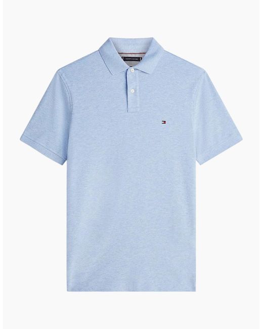 Tommy Hilfiger Blue Polo Shirts Cotton Golf Top
