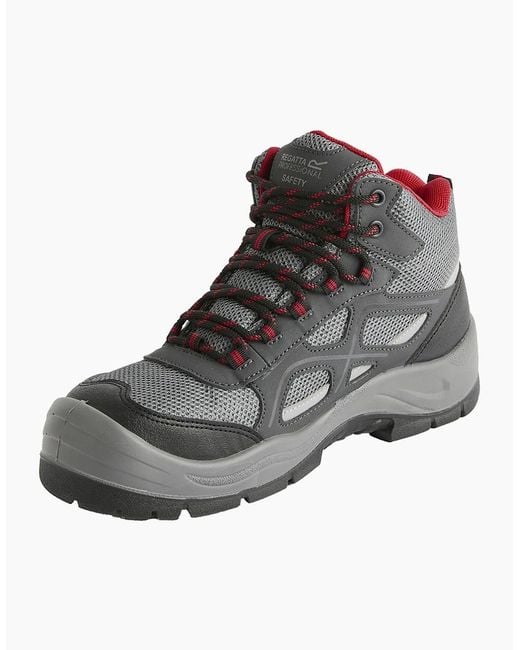 Regatta Black Limestone Waterproof Safety Boots for men