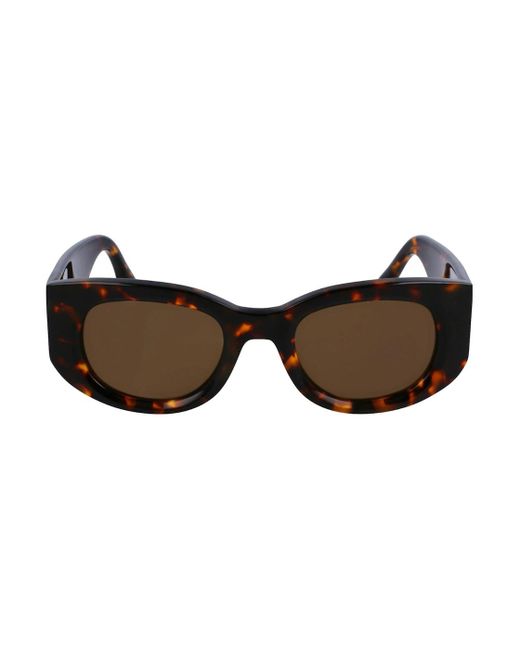 Victoria Beckham Brown Metal & Plastic Sunglasses main image 0