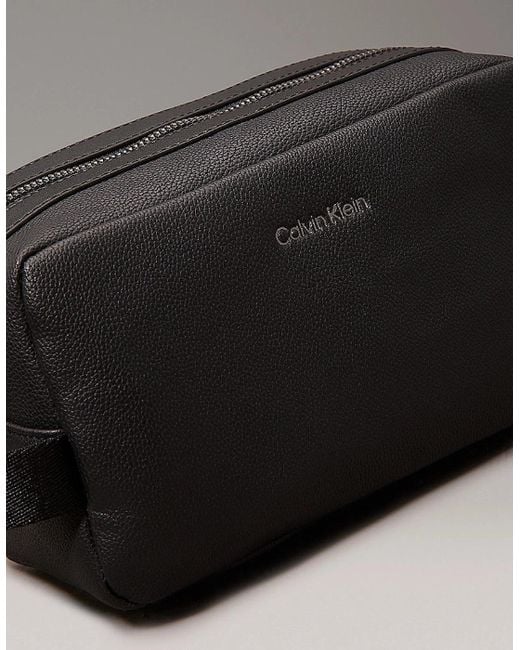 Calvin Klein Black Warmth Washbag for men