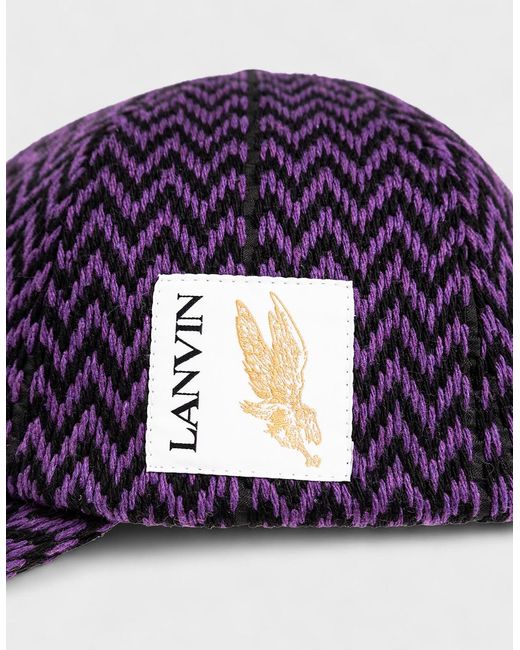 Lanvin Purple X Future Curb Baseball Cap for men