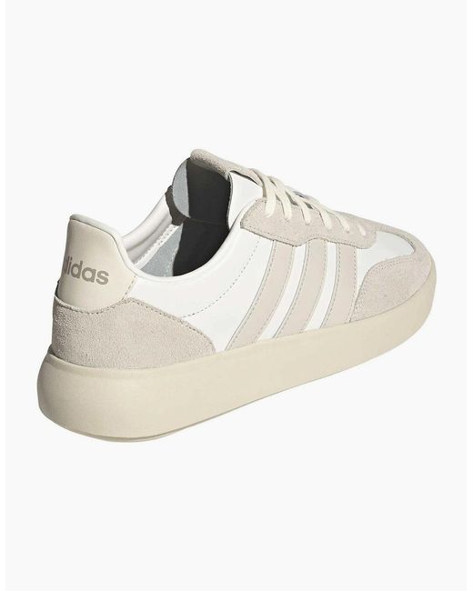 Adidas White Barreda Decode Lux Low Top Trainers for men