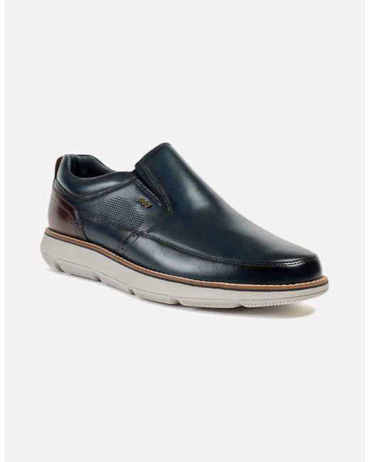 Pod Blue Fowler Leather Loafers for men