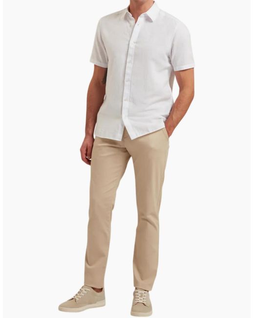 Ted Baker Natural Chino Ryce Slim Fit Premium Trouser for men