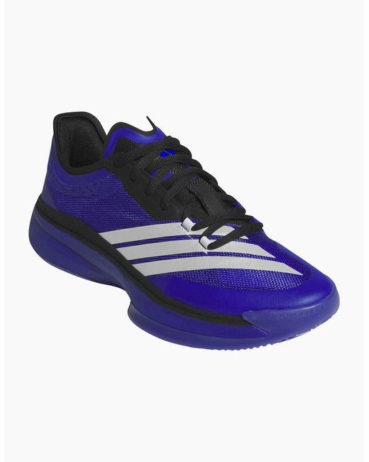 Adidas Blue Adizero Selec Lace Up Road Shoes for men