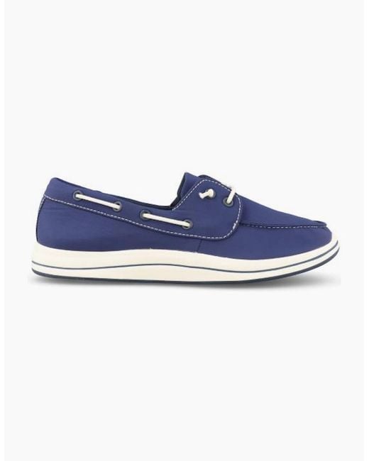 Clarks Blue Cloudsteppers Brinkley Edge