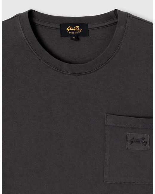 Stan Ray Black Patch Pocket T-Shirt 4 for men