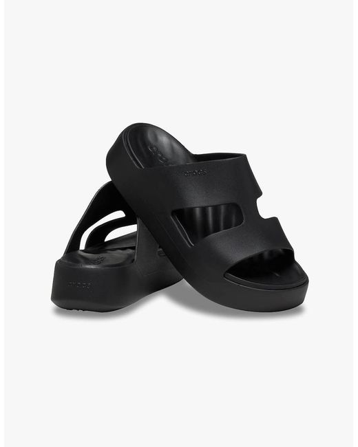 CROCSTM Black 209409-001 Flat Sandals
