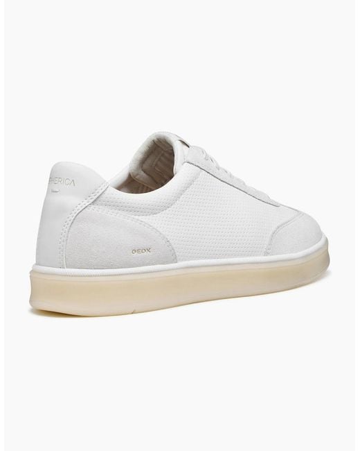 Geox White U Spherica Actif X4 Trainers for men